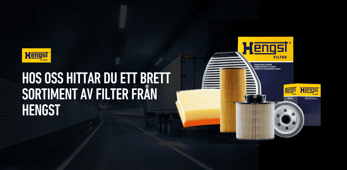 Stort sortiment av högteknologiska filter från Hengst